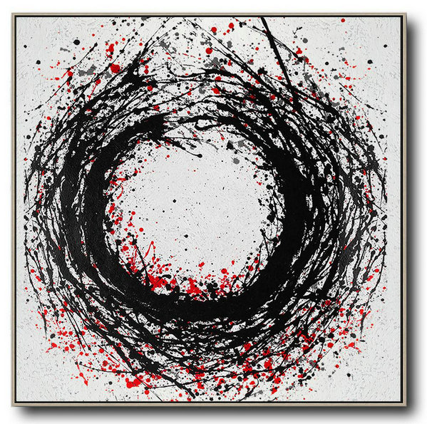 Original Abstract Painting Extra Large Canvas Art,Hand-Painted Oversized Minimal Painting On Canvas,Acrylic Minimailist Painting